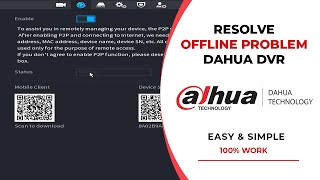 How To Solve Dahua DVR Offline Problem [upl. by Marlane]