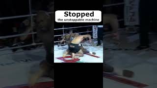 Here’s what happens when your opponent is the LARGEST FIGHTER in the WORLD😱 shorts [upl. by Wilhide]