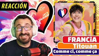 REACCIÓN  FRANCIA  EUROVISIÓN JUNIOR 2024  Titouan  Comme ci comme ça [upl. by Rechaba]