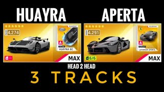 Max Pagani Huayra Vs Max Laferrari Aperta Revisited 3 Track Showdown Asphalt 9 [upl. by Theron]