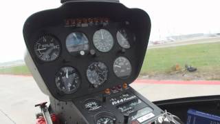 Robinson R44 Startup [upl. by Sternick]