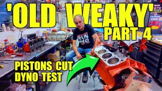 Old Weaky LowPower 383 Part 4  Piston Mod and Dyno Test [upl. by Dennis]