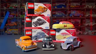 Thomasvilles Legends Louise Nash River Scott Junior Moon amp Smokey  Disney Pixar Cars Unboxing [upl. by Lesya56]