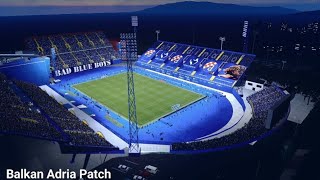 Stadion Maksimir  PES 2021 BPB Patch ver1 2023 Dinamo vs Rijeka  Uvod i golovi [upl. by Boote]