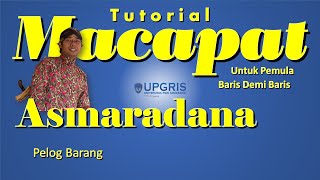 Asmaradana Pelog Barang Tutorial Macapat [upl. by Reifnnej]