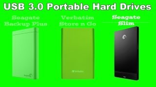 Seagate Slim 500GB USB 30 Portable Hard Drive [upl. by Anipsed]