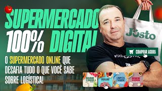 Como funciona a LOGÍSTICA de um MERCADO 100 DIGITAL  Case Justo [upl. by Louanna758]