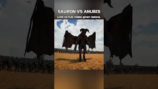 SAURONS ARMY VS ARMY OF ANUBIS  Ultimate Epic Battle Simulator 2  UEBS 2 [upl. by Elita]