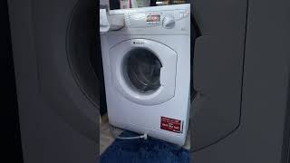 Hotpoint ultima WT741  Unbalanced spin after shocks re attachment unbalanced test [upl. by Ardnasella]