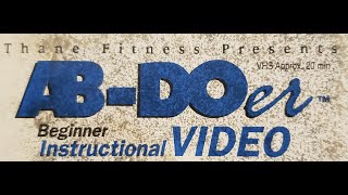 ABDOer Beginner Instructional Video Hosted By John Abdo Exercise Workout Tape 2000 VHS [upl. by Simonsen971]