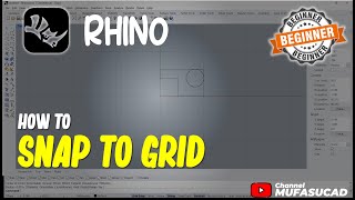 Rhino How To Snap To Grid [upl. by Anayd]