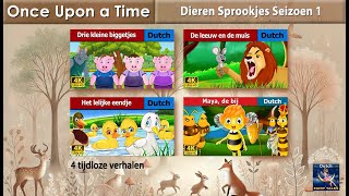 Dieren Sprookjes Seizoen 1  4 tijdloze verhalen  DutchFairyTales [upl. by Meaghan]