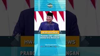 Prabowo Sebut Jangan Bangga Bisa Jadi Anggota G20 shorts [upl. by Aihsad689]