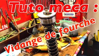 TUTO MECA  vidange de Fourche projet 85 [upl. by Carn595]