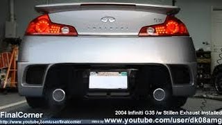 Infiniti G35 exhaust sound [upl. by Becka]