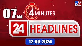 4 Minutes 24 Headlines  7 AM  12062024  TV9 [upl. by Nagey107]