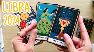 LIBRA  quotYOUR 2024 NEW YEAR HERES WHAT TO EXPECTquot 2024 Tarot Reading [upl. by Novel939]