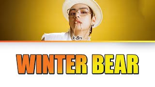 V BTS Winter Bear Color Coded Lyrics [upl. by Nottus]