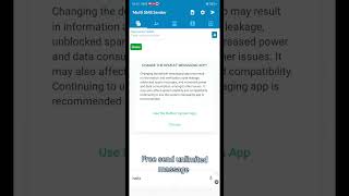 Free fake unlimited sms  fake sms send to any number  sms without showing mobile number shorts [upl. by Olnton]