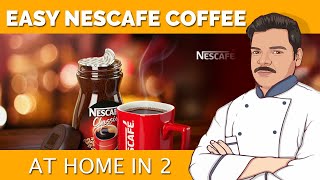 Hot Coffee without Machine at Home by Chef Ahsan  Frothy Creamy Coffee in just 2 Minute [upl. by Sulecram]