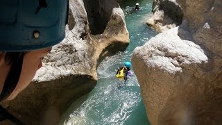 Descenso de barrancos en la sierra de Guara y Pirineos [upl. by Godewyn]