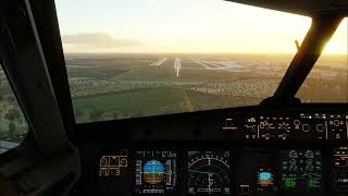 Lufthansa Airbus A321 Landing at Berlin Brandenburg Airport  XPlane 12 [upl. by Nosraep878]