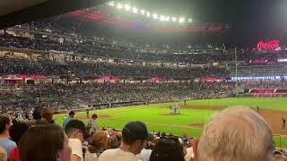 Tomahawk chop Atlanta Braves fans [upl. by Llenhoj]