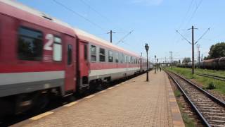 Train Bucuresti  Vadul Siret with sleeping car to Kyiv arriving at Suceava [upl. by Herold]