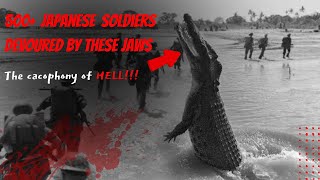 The WORST Crocodile Attack in History Battle of Ramree Island in WWII [upl. by Hrutkay]