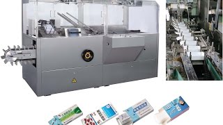 customized box packing machinebottle carton box packaging machinerypacking equipment [upl. by Durrej269]