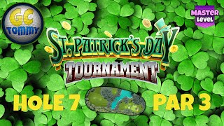 Golf Clash QR Hole 7  Par 3 HIO  St Patricks Day Tournament Master Guide [upl. by Enileda]