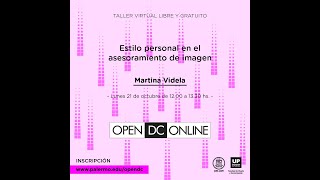 Estilo personal en el asesoramiento de imagen  Docente Martina Videla [upl. by Arahk342]