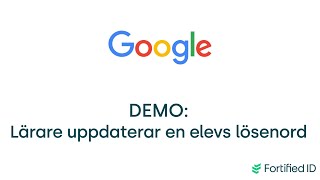 DEMO  lärare uppdaterar en elevs lösenord [upl. by Sotnas]