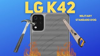 LG K42  We put this USMil 810G smartphone to test 4K UHD Video [upl. by Plossl638]