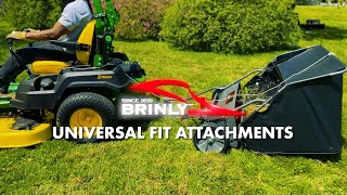 Brinly Universal Attachments for Lawn Tractor ZTR and UTVs [upl. by Aicilet]