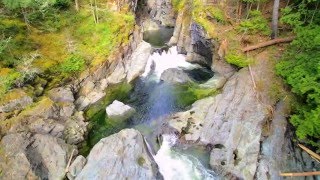 Sooke Potholes from the air [upl. by Emlyn538]