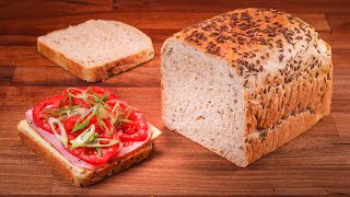 How to make Deli Rye Bread  Perfect Jewish Style Sandwich Loaf Recipe [upl. by Nya610]