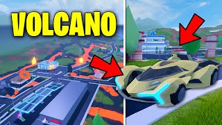 NEW Roblox Jailbreak Update New Car M12 Molten  Volcano Eruption Events Roblox [upl. by Illoh154]