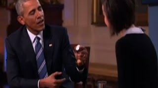 Obama Reveals Lucky Charms During Interview [upl. by Olnton249]