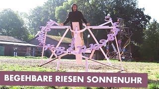 Größte SONNENUHR der Welt  bauen  Kliemannsland [upl. by Ecneitap]