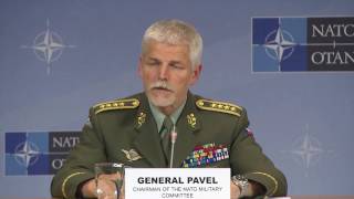 Joint Press Conference  NATO Chiefs of Defence Meeting 18 MAY 2016 Part 12 [upl. by Desta122]