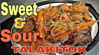 SWEET AND SOUR RECIPE  TALAKITOK  GIANT TREVALLY [upl. by Riamu]