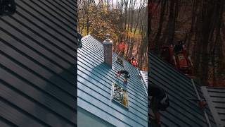 Most satisfying 😁😃 Unique style roofing installation 🥰🤩😍shortstrendingfunny roof construction [upl. by Just647]