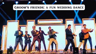 Grooms Friends  A Fun Wedding Dance Choreography  Shaadi Hone Wali Hai  Khaike Paan Banaras Wala [upl. by Teerpnam783]