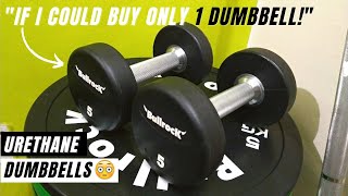 🤩 Bullrock Fitness Urethane Dumbbell Set Review  Best Dumbbell To Buy in India Urethane Vs Rubber❓ [upl. by Elstan593]