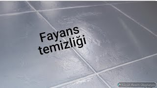 SADECE 1 LİMON İLE DOĞAL FAYANS VE DERZ TEMİZLİĞİ PRATİK TEMİZLİK [upl. by Filberte]