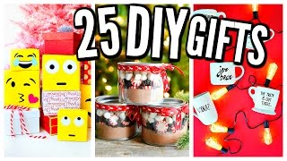 25 DIY Christmas Gifts Homemade Gift Ideas [upl. by Leraj284]