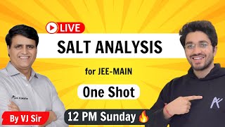 Salt Analysis  One Shot  By VJ Sir [upl. by At978]