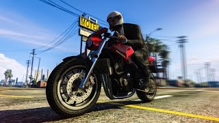 AMAZING MOTORBIKE STUNT  GTA 5 Stunts amp Fails [upl. by Pownall]