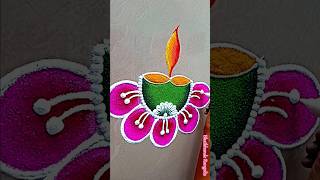 Happy diwali rangoli designdiwali rangoli diya rangoli [upl. by Nnylyar737]